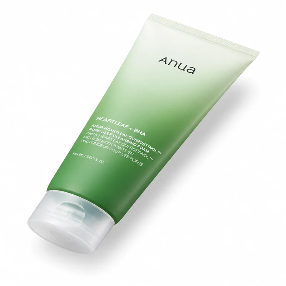 Глубоко очищающая пенка для умывания Anua Heartleaf Quercetinol Pore Deep Cleansing Foam, 150 мл