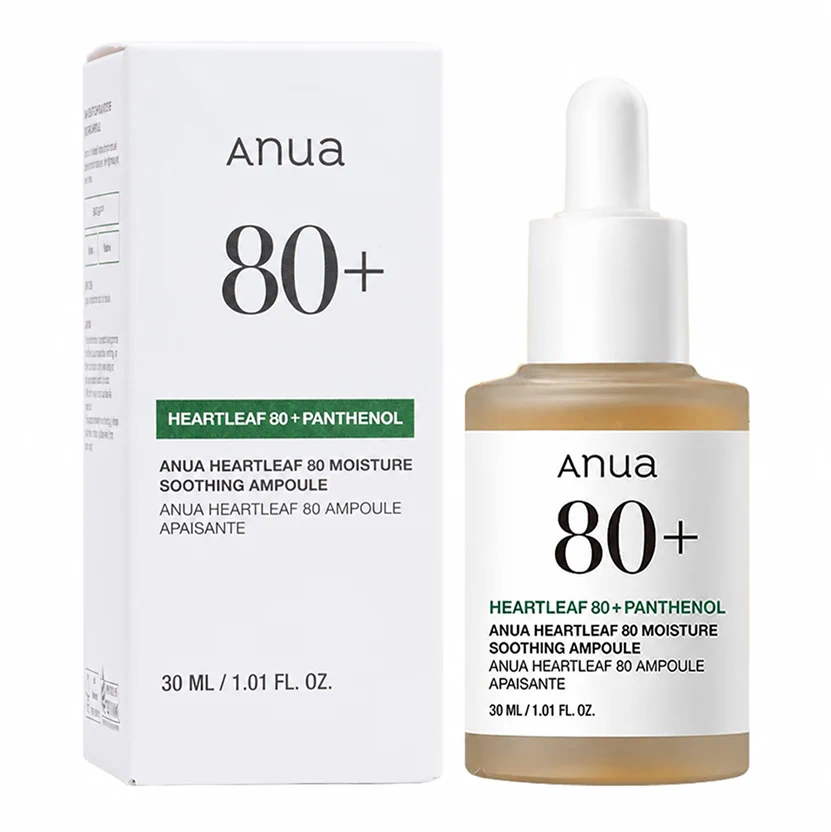 Успокаивающая ампульная сыворотка Anua Heartleaf 80% Moisture Soothing Ampoule, 30 мл