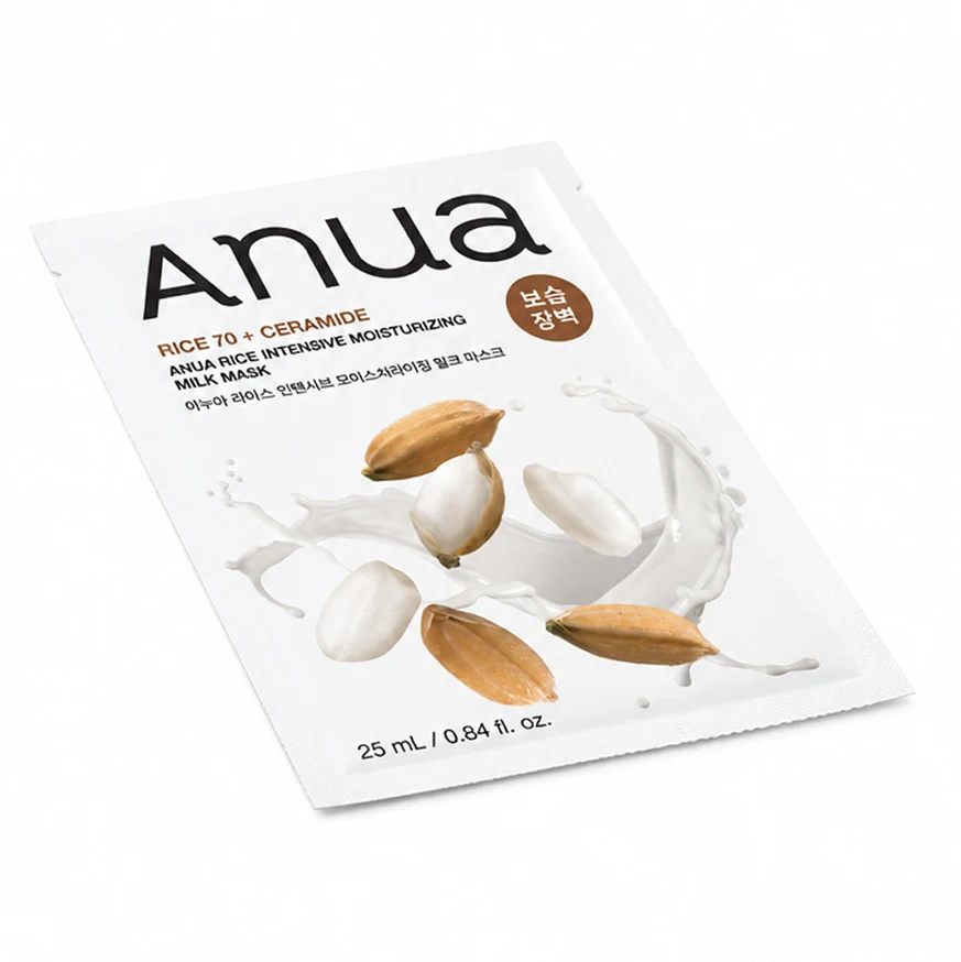 Увлажняющая тканевая маска Anua Rice 70 Intensive Moisturizing Milk Mask, 25 мл