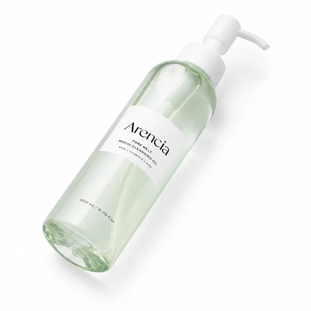 Некомедогенное гидрофильное масло Arencia Pore Melt Mochi Cleansing Oil, 200 мл