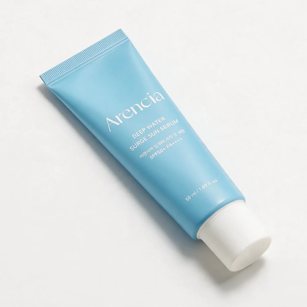 Солнцезащитная сыворотка с PDRN Arencia Deep Water Surge Sun Serum SPF50+ PA++++, 50 мл