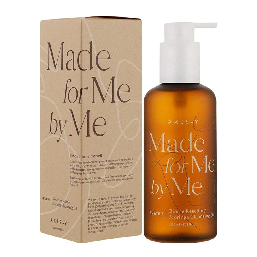 Гидрофильное масло с морингой AXIS-Y Biome Resetting Moringa Cleansing Oil, 200 мл