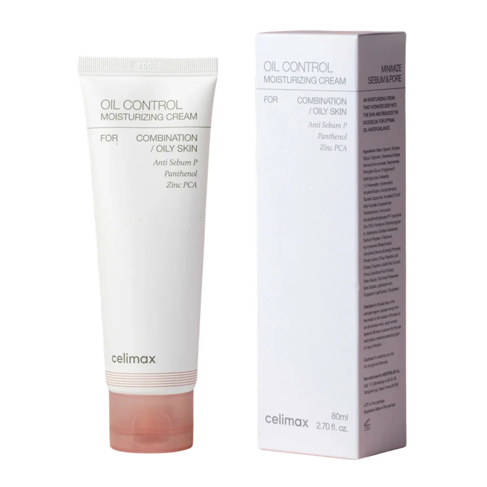Себорегулирующий увлажняющий крем Celimax Oil Control Moisturizing Cream, 80 м