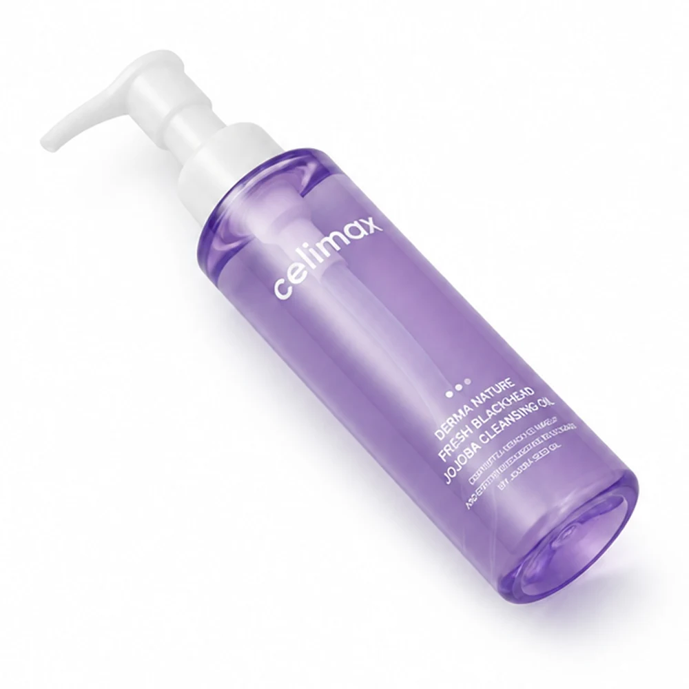 Лёгкое гидрофильное масло с жожоба Celimax Derma Nature Fresh Blackhead Jojoba Cleansing Oil, 150 мл