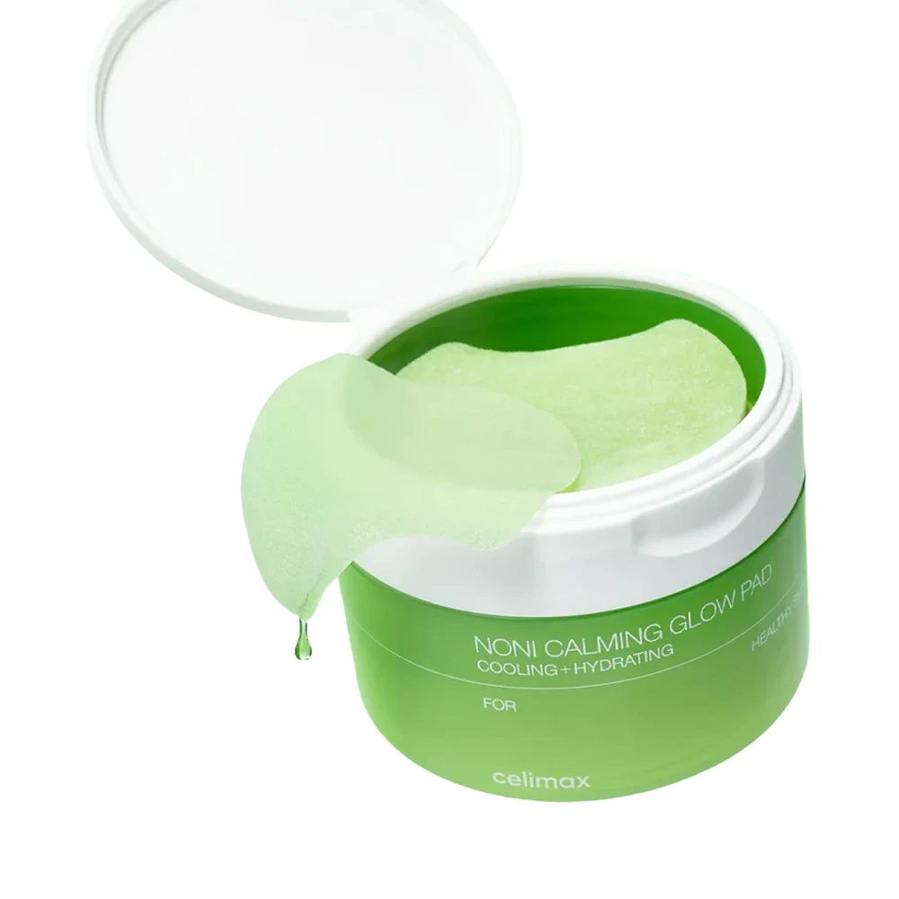 Успокаивающие тонер-пэды с нони Celimax The Real Noni Calming Glow Pad, 160 мл