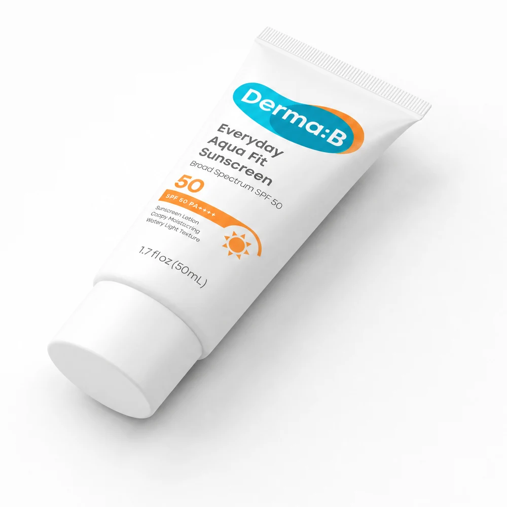 Солнцезащита — солнцезащитный крем Derma:B Everyday Aqua Fit Sunscreen SPF50+ /PA++++, 50 мл