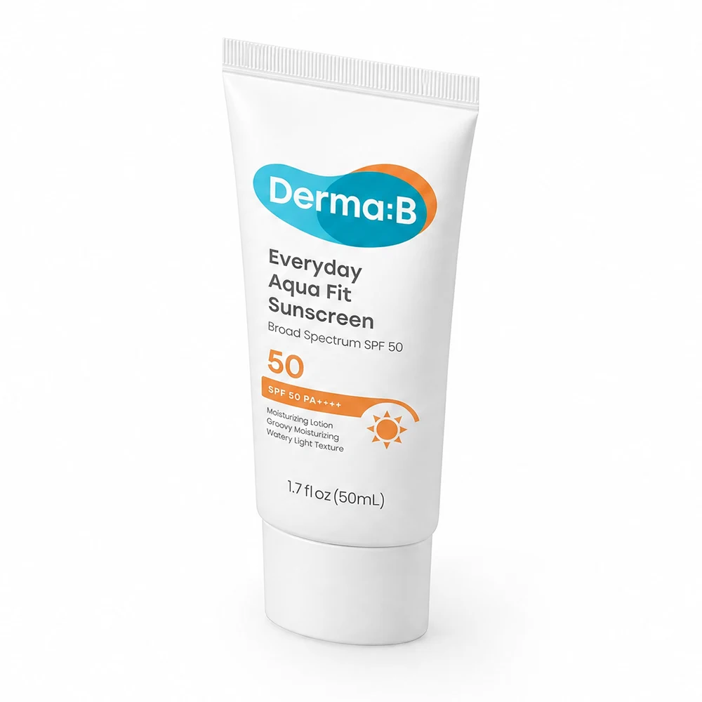 Солнцезащита — солнцезащитный крем Derma:B Everyday Aqua Fit Sunscreen SPF50+ /PA++++, 50 мл