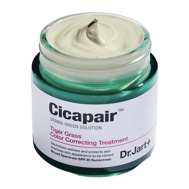 Корректирующий CC-крем от покраснений Dr.Jart+ Cicapair Tiger Grass Color Correcting Treatment SPF22, 50 мл