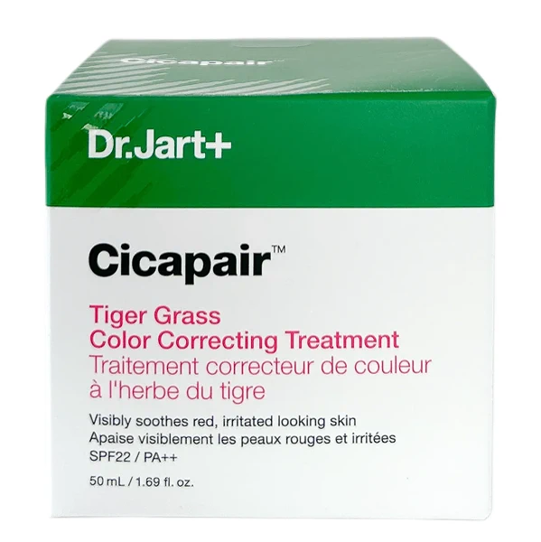 Корректирующий CC-крем от покраснений Dr.Jart+ Cicapair Tiger Grass Color Correcting Treatment SPF22, 50 мл