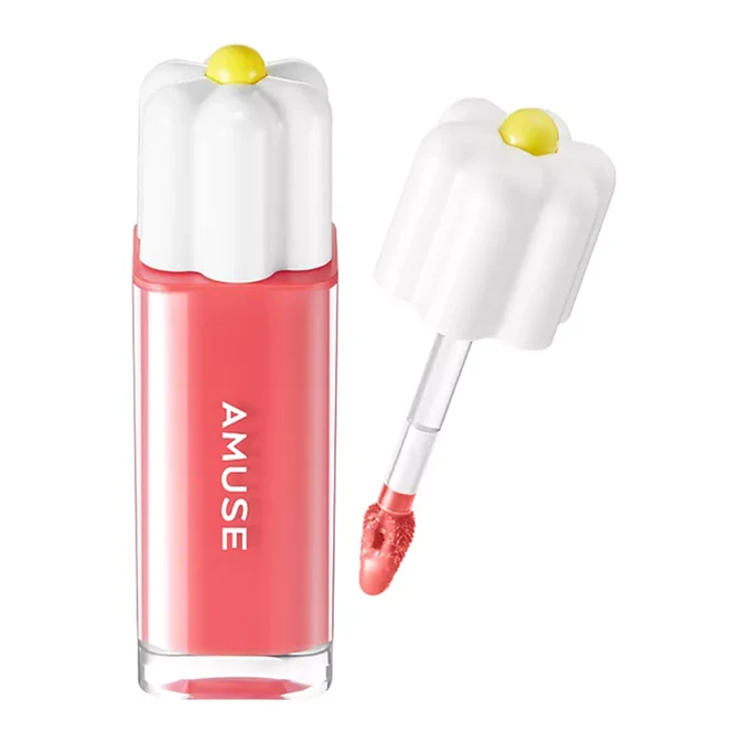Глянцевый тинт для губ AMUSE Dew Tint 01 La Vie En Coral, 4 г