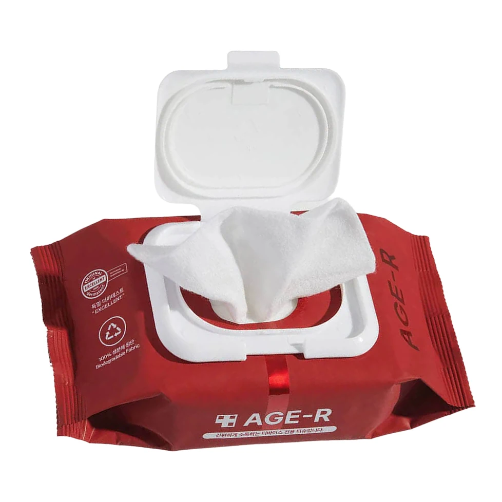 Гигиенический уход — очищающие салфетки для устройства Medicube AGE-R Sanitizing Wipe, 204 г 30 салфеток