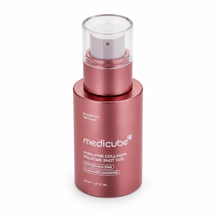 Уход за упругостью — концентрированная сыворотка Medicube PDRN Pink Collagen Exosome Shot 2000, 30 мл