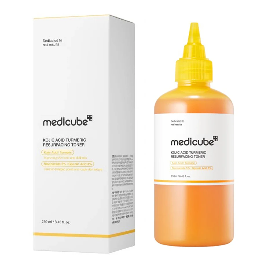 Подготовка кожи — тонер для лица Medicube Kojic Acid Turmeric Resurfacing Toner, 250 мл
