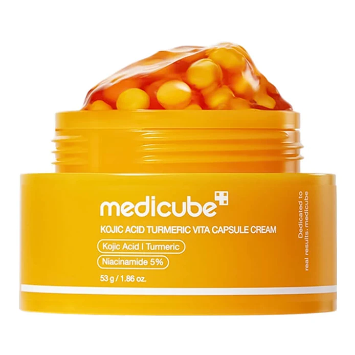 Увлажнение — крем для лица Medicube Kojic Acid Turmeric Vita Capsule Cream, 53 г