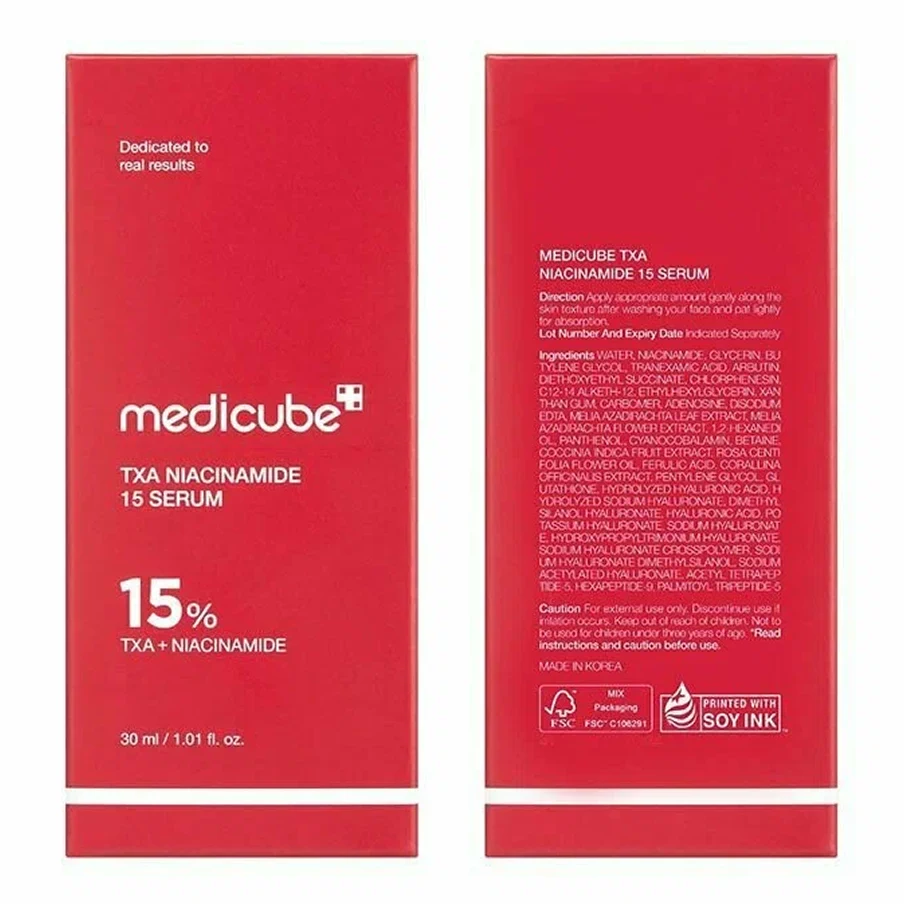 Выравнивание тона — сыворотка для лица Medicube TXA Niacinamide 15 Serum, 30 мл