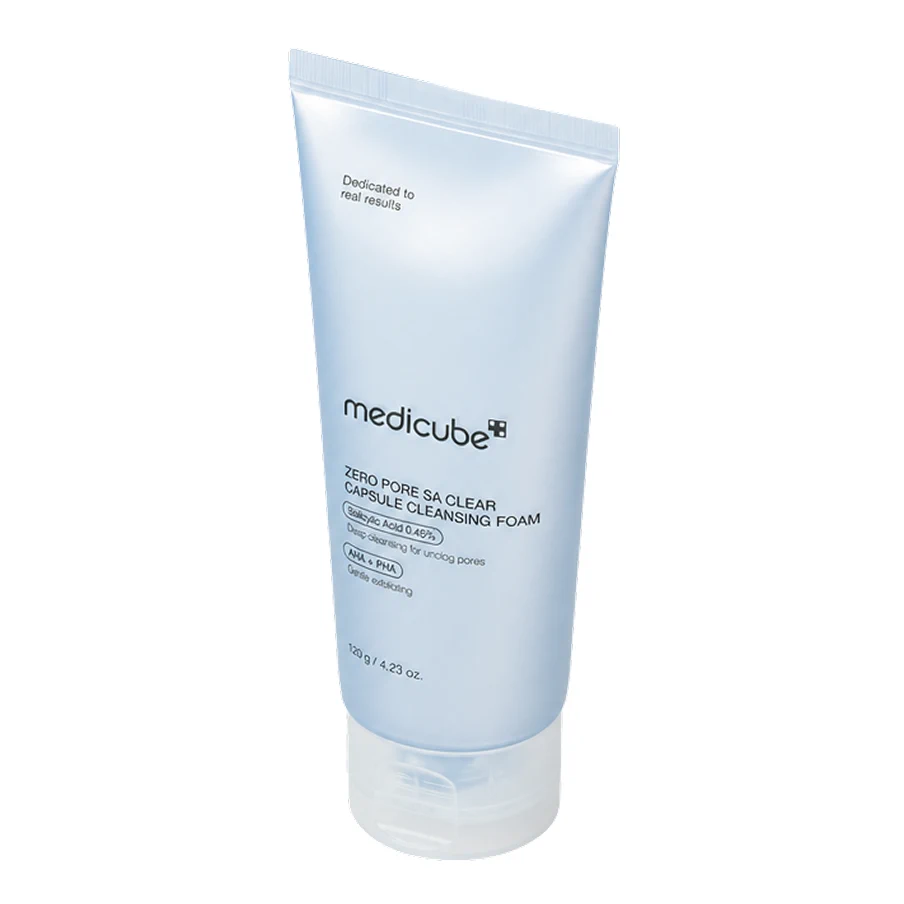 Очищение пор — пенка для умывания Medicube Zero Pore SA Clear Capsule Cleansing Foam, 120 г