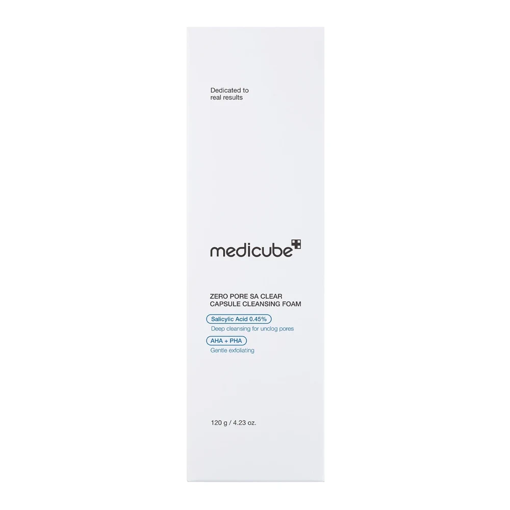 Очищение пор — пенка для умывания Medicube Zero Pore SA Clear Capsule Cleansing Foam, 120 г