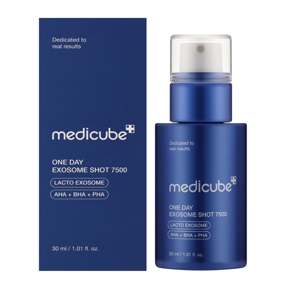 Уход за порами — концентрированная сыворотка Medicube Zero One Day Exosome Shot Pore Serum 7500, 30 мл