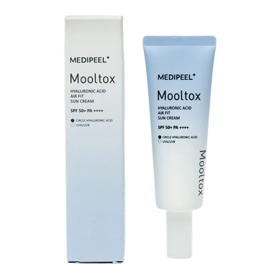 Солнцезащитный крем Medi-Peel Mooltox Hyaluronic Acid Air Fit Sun Cream SPF50+ /PA++++, 50 г