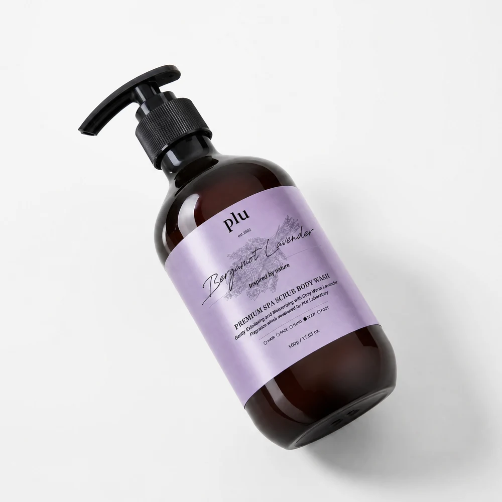 Низкопенный увлажняющий гель для душа PLU Therapy Body Wash Bergamot Lavender, 500 г