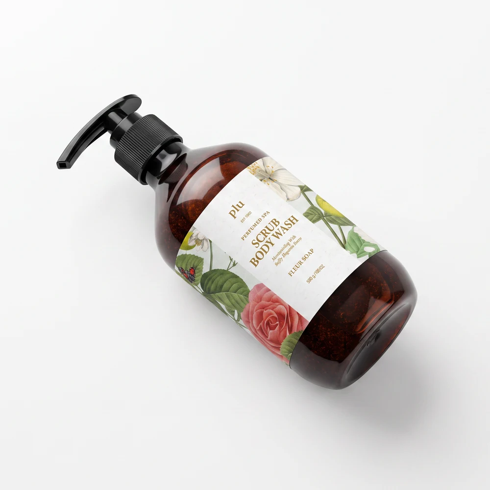 Парфюмированный скраб для тела PLU Perfumed SPA Scrub Body Wash Fleur Soap, 500 г