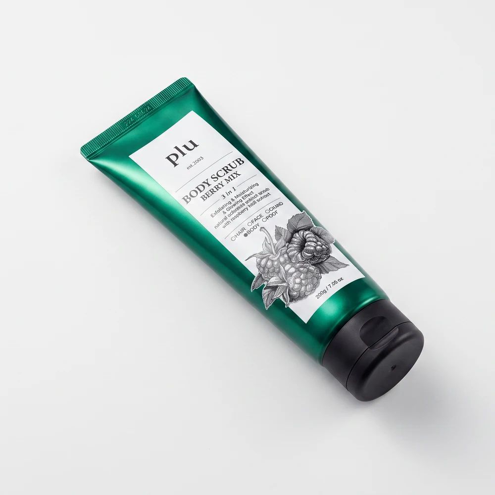 Пенящийся скраб для тела PLU Original Body Scrub Berry Mix, 200 г