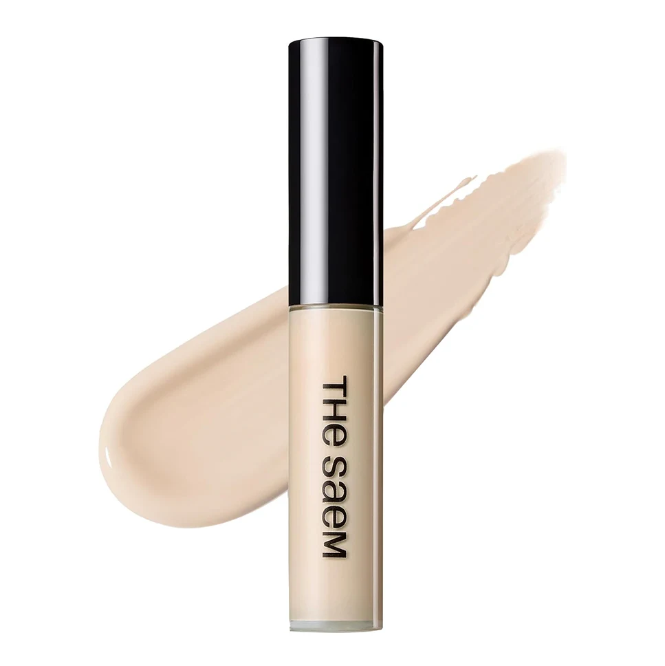 Жидкий консилер The SAEM Cover Perfection Tip Concealer 01 Clear Beige SPF28 PA++, 6,5 г