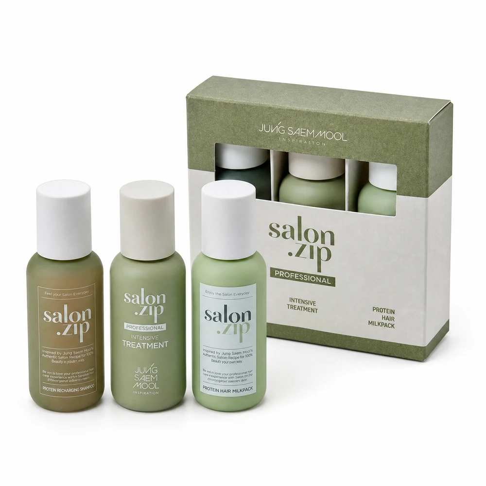 Протеиновый набор миниатюр для волос Salon.zip Home Clinic Mini Trial Kit, 3 × 50 мл