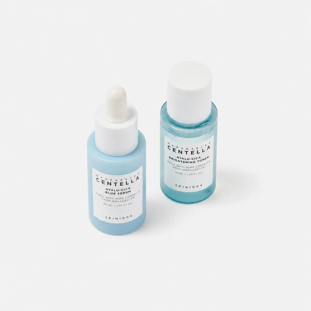 Комплексный уход — набор средств SKIN1004 Madagascar Centella Hyalu-Cica Travel Kit, 4 средств