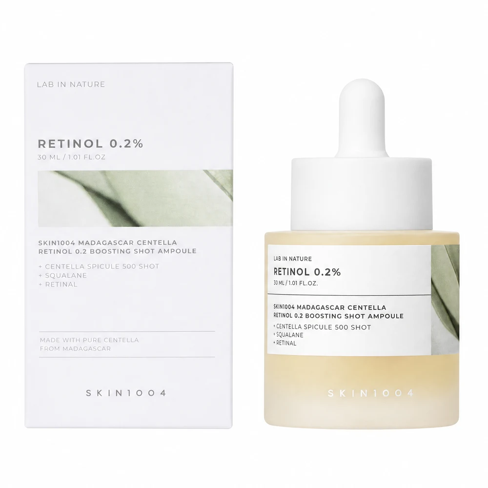 Уход за упругостью — концентрированная сыворотка SKIN1004 Madagascar Centella Retinol 0.2 Boosting Shot Ampoule, 30 мл
