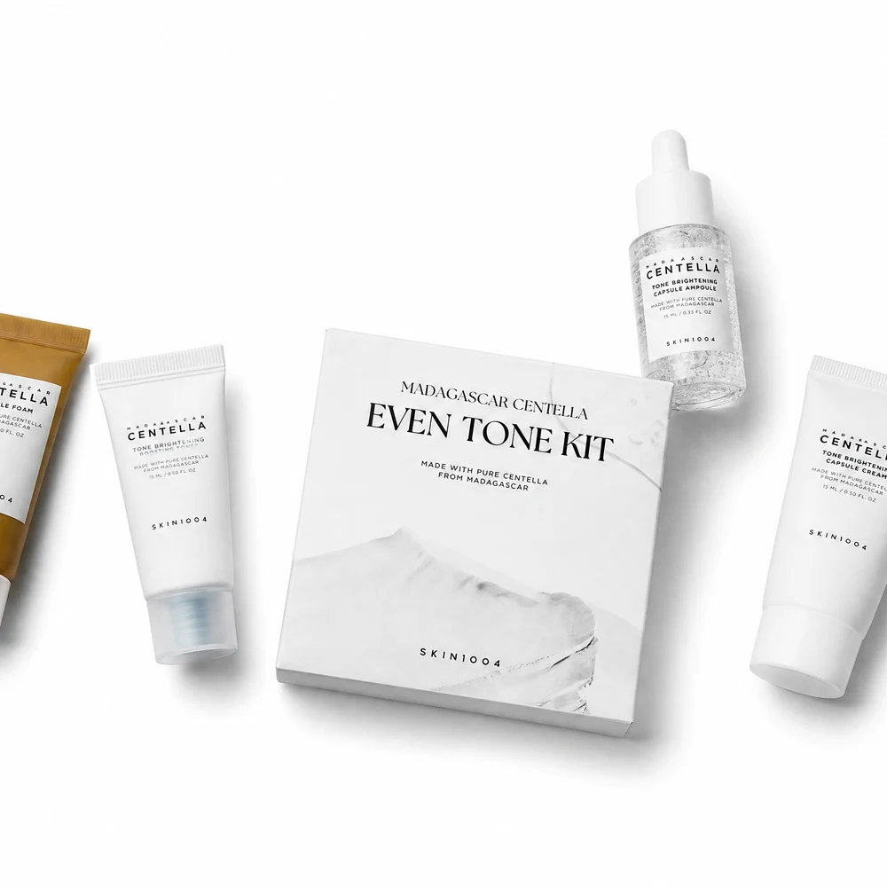 Комплексный уход — набор средств SKIN1004 Madagascar Centella Even Tone Kit (BOX_EN), 4 средств
