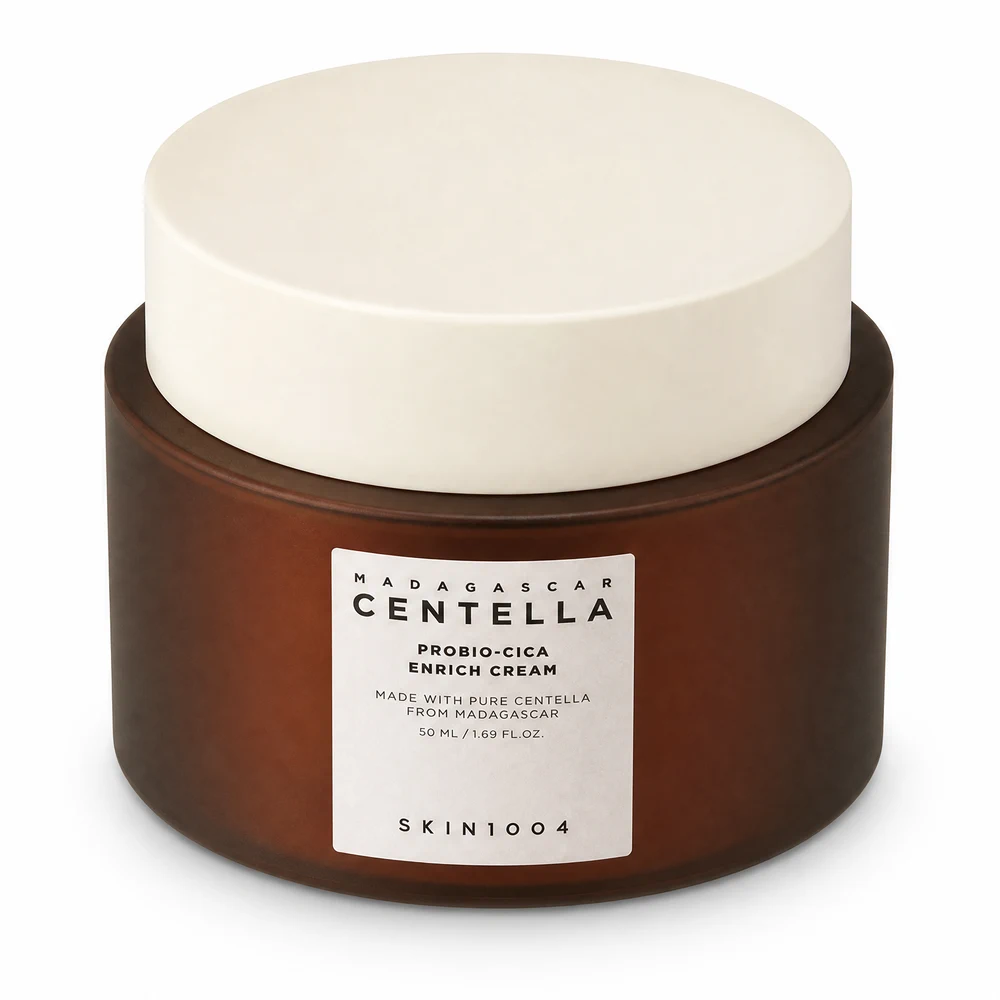 Успокаивающий уход — крем для лица SKIN1004 Madagascar Centella Probio-Cica Enrich Cream, 50 мл