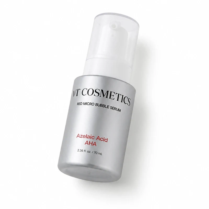 Пузырьковая сыворотка с азелаиновой кислотой VT Cosmetics AZ AHA Red Micro Bubble Serum, 70 мл