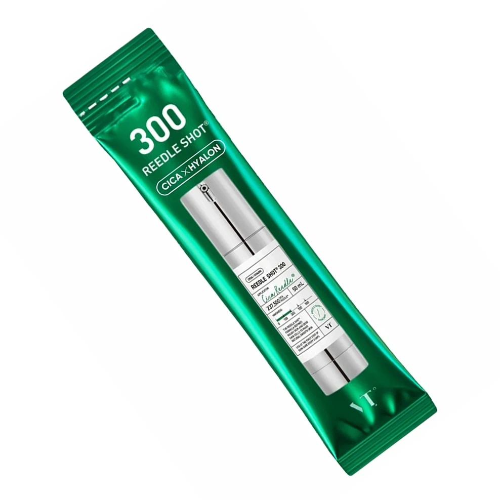 Интенсивная бустер-сыворотка с микроиглами VT Cosmetics Reedle Shot 300, 2 мл × 10 шт.