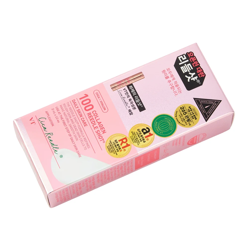 Коллагеновая сыворотка-бустер VT Cosmetics Collagen Reedle Shot 100, 2 мл × 10 шт.